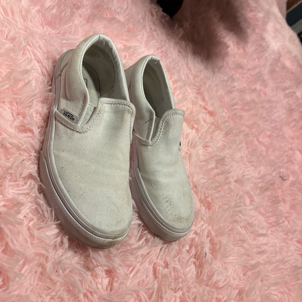 Vans Classic White Slip-On Shoes